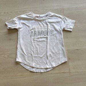 Under Armour Kids White Short Sleeve Tee